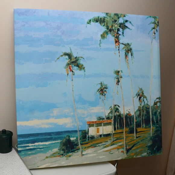 Large Printed Canvas Wall Painting ocean beach
